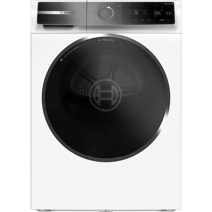 Bosch Series 8 WRB247C9GB Heat Pump Tumble Dryer 9kg White