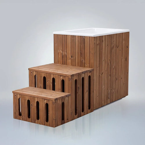 Polar Summit Ice Bath - Natural Wood