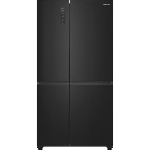 Hisense PureFlat RS5P668SSFC American Fridge Freezer Black Stainless Steel
