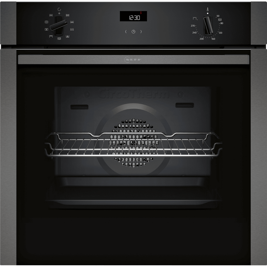 NEFF N50 B1ACE4AG3B Built-in Single Oven Graphite