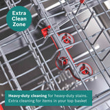 Bosch Series 6 SMD6YCX02G Built-in Full Size Dishwasher Silver 4