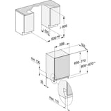 Miele G5862 SCVi Built-in Full Size Dishwasher Clean Steel 2