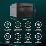 Hisense Hi8 BIM4AH8UKWF Built-in Microwave Oven Jet Black 4