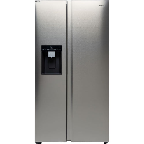 Haier HSW59F18DIMM American Fridge Freezer Stainless Steel
