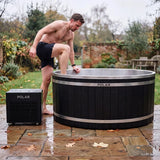 Polar Plunge Cedar Ice Bath (Black) 6
