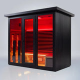 Polar Eclipse 5 Person Outdoor Infrared Sauna 1