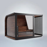 Polar Cove Large Sauna With Outdoor Shower On Right Side 1