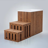 Polar Summit Ice Bath - Natural Wood 1