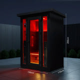Polar Eclipse 2 Person Outdoor Infrared Sauna 2
