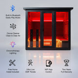Polar Eclipse 5 Person Outdoor Infrared Sauna 3