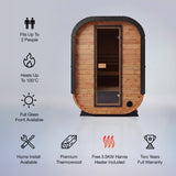 Polar Recovery Sauna Cube Mini - 2 Person Outdoor Sauna 6