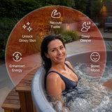 Polar Royal - Round Wood Fired Hot Tub 2