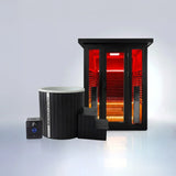 Polar Eclipse 3 Person Outdoor Infrared sauna 6