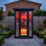 Polar Eclipse 2 Person Outdoor Infrared Sauna 6