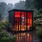 Polar Eclipse 5 Person Outdoor Infrared Sauna 4