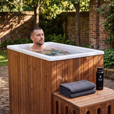 Polar Summit Ice Bath - Natural Wood 6