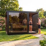 Polar Cove Large Sauna With Outdoor Shower On Right Side 6