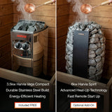 Polar Recovery Sauna Cube Mini - 2 Person Outdoor Sauna 5