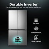 Hisense PureFlat Infinite RQ758N4SASE American Fridge Freezer Stainless Steel 4