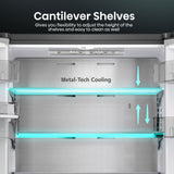 Hisense PureFlat Infinite RQ758N4SWSE American Fridge Freezer 4