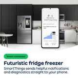 Samsung Series 6 RS57DG400EM9EU American Fridge Freezer Gentle Silver Matt 5