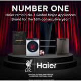 Haier HSW59F18DIMM American Fridge Freezer Stainless Steel 2