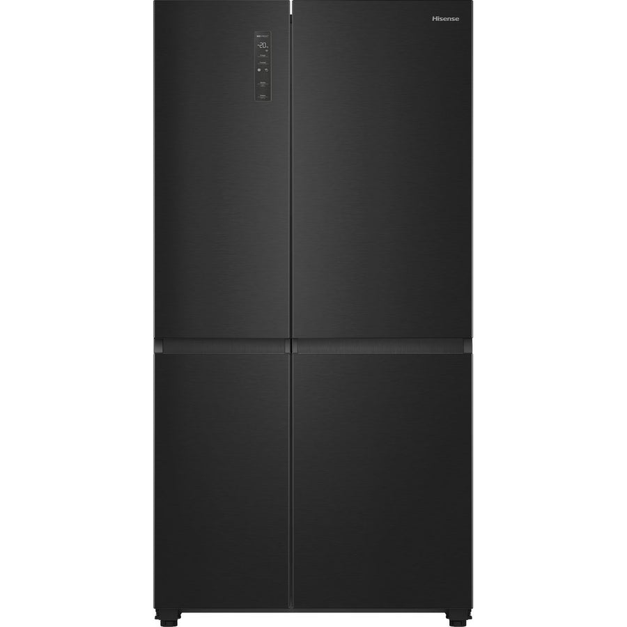 Hisense PureFlat RS5P668SSFC American Fridge Freezer Black Stainless Steel